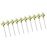 SM SunniMix 綺麗な　人工植物果実　枝　ホーム　カフェ　素敵　家庭　庭　装飾　10本　3色選べる　 - 白