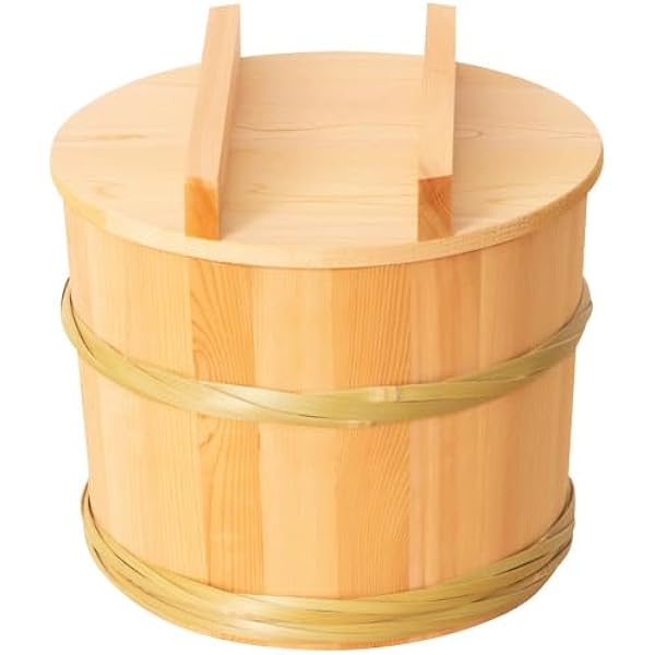 Amazon.co.jp: 【志水木材産業】木曽の桶屋 木曽さわらの漬物桶（小