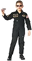 Rothco 子供アビエーターフライトカバーオール L サイズ 黒