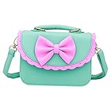 ポシェット 子供用 バッグ ショルダーバッグ ハンドバッグ 2way お出かけバッグ リボン お祝い グリーン