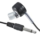 AudioComm 片耳モノラルイヤホン φ3.5ミニプラグ 3m ブラック EAR-B353-K 03-3169