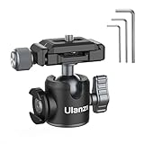 ULANZI U-80L 雲台 ボールヘッド 自由雲台 アルカスイス互換 ボール雲台 カメラ雲台 360度調整可能 小型 耐荷重10kg 1