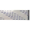 フラットケーブル 50ピン・コネクタ用 逆方向 長さ20cm 幅25.5mm 0.5mmピッチ 断線フラットケーブルの修理交換用に