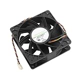 冷却ファン、内部クーラーファンの交換用 4 ピンコネクタ ベアリングファン 射出成形 Antminer S7 S9 DC 12V 5.0A 7500RPM ブラック