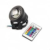 KAPATA LEDスポットライト 10W 防水仕様 水槽 噴水用照明 IP65AC100-240V RGB コンベックスガラスレンズ 60アングル 高輝度?省エネ 多用途