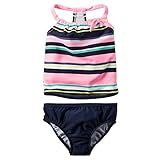 カーターズ Carter's ベビー 水着 ワンピース 紫外線カット UPF50+ Carter's Striped Tankini 24M (83-86cm)