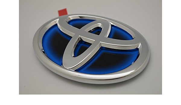 トヨタ カムリハイブリッド Axvh70 バックドアｔマーク 青 エンブレム 車 バイク Amazon