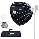 Ulanzi 90cm八角形ソフトボックス アンブレラタイプ 折りたたみ式 ディフューザー付き フラッシュ スタジオ ストロボなど適用 ボウエンスマウント