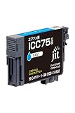 ジット エプソン（EPSON） ICC75 対応 シアン リサイクルインク 日本製 JIT-NE75C