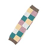 (靴下屋) kutsushitaya ベビー カラフルブロックレッグウォーマー チャ
