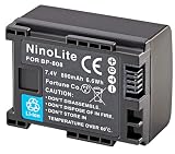 NinoLite BP-808D BP-809 互換 バッテリー キャノン IVIS HF G10 G20 M43 M41 IVIS HG21 等対応 bp809_t.k.gai