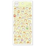 まめまめあにまる ステッカー マスキングテープ 素材 の かわいい動物 ミニ シール (ハムスター)