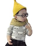 ZKKK 子供ニット帽子　ウールキャップ ベビー　男の子　女の子 防寒保温　キッズ春秋冬用 ハット　かわいい　　スパイア　男女兼用　お出かけ　アウタドアウェア　1－8歳