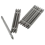 磁気 ドライバービット ダブルヘッド 10本入りセット 10cm