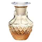 アデリア(ADERIA) TABLE JEWELRY 豆 醤油差し アンバー 45ml 日本製 化粧箱入 ガラス 卓上 調味料入れ 香水瓶 液だれ 液もれ しない しょうゆ 酢 ラー油 スパイス オイル カラフル 透明 クリア F75110