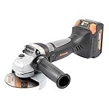 Aimsak Coldless Angle Grinders AG 718N,grinding charge, Premium VOLT battery 18V 4.0Ah Lithium-ion &