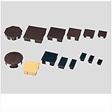 グローベン　構造部材　角パイプ用キャップ　アルミ角柱用　60×60　A50LK060　『外構DIY部品』 黒