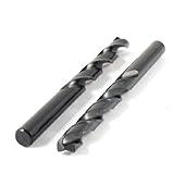 uxcell ハイスドリル　ドリル刃　ストレートシャンク　HSS製　穴あけ　8.8mm径　2個入り