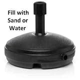 7l Plastic Green Parasol Base Umbrella Sunshade Base Holder Garden Furniture New