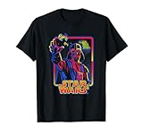 スターウォーズ クラシック ダースベイダー ハイパーカラー ネオンポスター Tシャツ