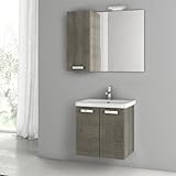 Nameeks cp29 ACF 22 "壁マウントVanity Set with木製キャビネット、セラミックTop with、 ACF CP29-637509907792