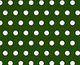 SheetWorld Extra Deep Fitted Portable / Mini Crib Sheet - Polka Dots Hunter Green - Made In USA by s