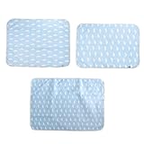 B Blesiya 赤ちゃん　防水　おむつ取替えマット　おむつ交換マット　交換マット　通気性　吸収性　3枚セット