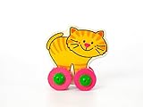 Rolli 猫 100 x 80 x 50 滑走動物の木のおもちゃ