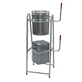 ペール缶&一斗缶スタンド 缶が落下しない メッキ仕様 4704