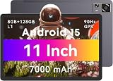 タブレット 11インチwi-fiモデル Android 15大型タブレットCHUWI AuPad 8GB RAM+128GB+512GB microSD拡張、Snapdragon 685 8コア90Hz Widevine L1対応、 7000mAh 1920*1200 2K画面 2.4G/5GWiFi/BT5.13MP/5MPカメラ 5G LTE SIMフリー