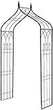 アイアンアーチ オジートップ 高さ264cm×幅129cm×奥行46cm ブラック IPN-7642