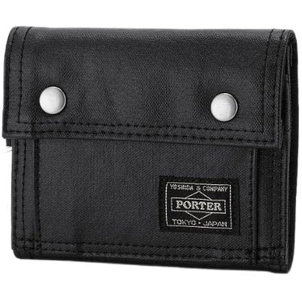 PORTER ポーター 黒 ナイロン 二つ折り財布LIFT WALLET PORTER ポーター 黒 ナイロン 二つ折り財布LIFT WALLET