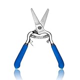 SPEEDWOX ぶどう鋏 剪定鋏 ハサミ 長刃 果実 摘粒 収穫 果樹 バネ付 安全ロック付き 本職園芸用 庭園作業 ガーデン 高炭素鋼 男女兼用