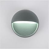 Ameelie LED 玄関ライト ポーチライト ウォールライト ブラケットライト アウトドアライト 玄関灯 防雨型 省エネ led門柱灯 壁取り付け用ライト (円形3W)