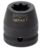 Armstrong 21-442 3/4-Inch Drive 8 Point 1-5/16-Inch Impact Socket by Armstrong [並行輸入品]