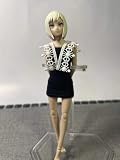 1/12 ドレス かわいいワンピースドレス サイズ 1/12スケール 1/12スケールフィギュア用服です。1/12 フィギュア 機娘 機甲少女 美少女 可動 アクション フィギュア用 兵士 (ヘッド、素体は含まりません)