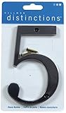 The Hillman Group 843145 4-Inch Flush-Mount Black House, Number 5 [並行輸入品]