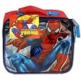 Marvel Spiderman Rectangle Lunch Bag For Boys [並行輸入品]