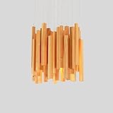 AMOS ウッドウッドLED照明クリエイティブデザイナーのシャンデリア近代的なミニマリストのリビングルームランプ北欧のパーソナライズされたレストランが点灯