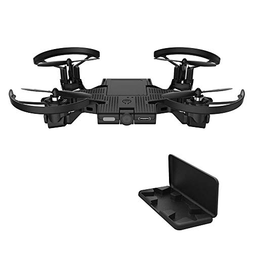 SELFLY セルフライ ドローン ラジコン 小型 カメラ スマホ接続 自動高度維持 1080p 手のひらサイズ バッテリー500mAh×2個付属 【国内正規代理店】※iPhoneケースは付属しません。