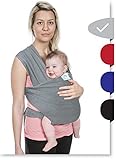 Eco Cub Baby Wrap | Pain-Free Carrying for New Moms | Extra Soft and Lightweight Baby Sling with Pre