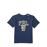 ラルフローレン　Ralphlauren 　コットングラフィックＴシャツ　ネイビー　24m [並行輸入品]
