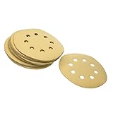 Flameer プロ仕様　サンディングペーパー（20枚）　研磨シート　耐摩耗　8穴　多種選択　サンディングディスク　アルミナ - 600グリット