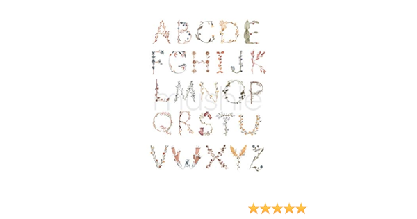 Amazon Co Jp アルファベットポスター Abcポスター Mushie Alphabet Floral Poster 知育ポスター おしゃれ シンプル 子供部屋 インテリア 誕生日プレゼント ホーム キッチン