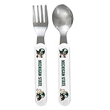 Baby Fanatic Fork and Spoon Set, Michigan State University by Baby Fanatic