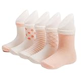 世紀Star綿ユニセックス男の子Grilsキュート子Kid Baby 5ペアファッションクルーソックス