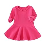 MIOIM ベビー ワンピース 長袖 秋 可愛い 子供服 女の子 チュチュドレス 通園 発表会 チュニック フォーマル 1-3歳
