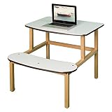 Wild Zoo Student Desk for 1 or 2 Kids - White [並行輸入品]