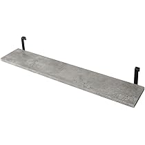 RASIK 突っ張りウォールラック 幅80cm ストーン×ブラック RASIK 突っ張り ウォールラック 〔 80cm幅 〕 ミラー付 壁面収納