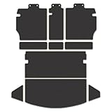 Hotfield マツダ 新型CX-5 cx5 KF系 ラゲッジルームマット カーボンファイバー調/後期:2021年12月～ / トランク分割形状/ロック糸カラー：グレー